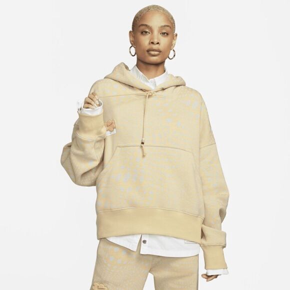 Nike Women's Sportswear Phoenix Fleece Oversized Pullover Hoodie in Brown - L - Picture 1 of 14